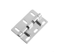 Removable Spring Door Hinge in Stainless Steel Featuring Adjustable Latch Mechanism and Limit Stop for Secure Furniture Control (B)