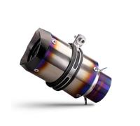 Removable stainless steel noise suppressor 60mm intake universal muffler pipe exhaust racing A13 has multiple styles to choose from for the tail sect