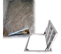 Removable Steel Floor Access Hatch Panel for Basement Entry, F-Mounted Inspect Door, 27"x29" Access Cover for Home Renovat and Maintenance