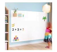 Removable Sticky whiteboard Film, Self-Adhesive Magnetic Dry Erase Whiteboard Sticker Paper White Multiple Sizes(0.6x10m)
