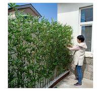 Removable Tall Faux Bamboo Plant Outdoor, Artificial Bamboo Privacy Fence Backyard Divider Decorative, Realistic Patio Artificial Bamboos Plants Trees Privacy Fence(Pack of 40,Tall 2.1m/210cm)