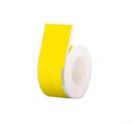 Removable Thermal Label Paper 25x38+40mm, Waterproof Oil-Resistant Cable Tags for P2 DP27P P50 Label Makers, Multi-Color(Yellow)