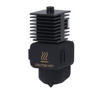 Removable Upgraded Threaded Nozzle Hot End Kit for Bambu Lab A1, A1 Mini 3D Printer, Hardened Steel Nozzle with Silicone Cover Sock, Ni Plated Brass Ti Alloy Heating (0.2mm)