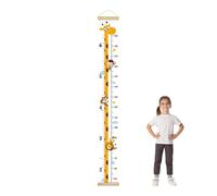 Removable Wall Chart for Growth Canvas | Boy or Girl Room Decoration - Size and Evolutionary Milestones