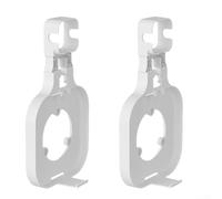 Removable Wall Mount Kit for eero 7, Space-Saving ABS Bracket with Efficient Cable Management and Easy Installation, White(2Pcs)