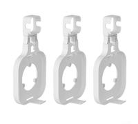 Removable Wall Mount Kit for eero 7, Space-Saving ABS Bracket with Efficient Cable Management and Easy Installation, White(3Pcs)
