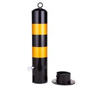 Removable Warning Bollards, Fixed Road Bollards, 1PC High-visibility Vehicle Barriers With Integrated Locks, Easily Detachable for Convenient Vehicle Passage(H50cm/19.7in)