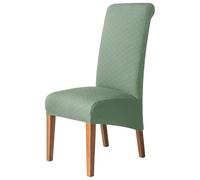 Removable Washable High Back Stretch Dining Chair Covers for Home, Kitchen & Reurant - Protect & Enhance Your Chairs (Color: Sle 6, Size: 8)