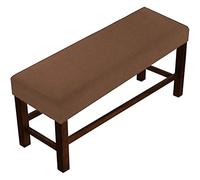 Removable Waterproof Dining Bench Cover, Elastic Stretch Slipcover for 90-120cm Benches, Washable Polyester Spandex Furniture Protector