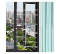 Removable Window Safety Rod, Anti-theft Guardrail Barriers With Hooks, No-drill Installation for Home/Hotel Security
