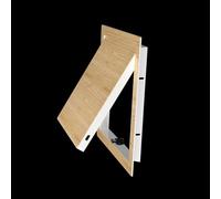 Removable Wood Access Panel for Wall & Ceiling - Concealed Flap Door for Wires & Pipes, SK Design 25x40cm (10x16in) - Durable & Stylish Access Solution
