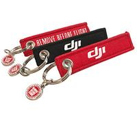 REMOVE BEFORE FLIGHT Brand Keychain 3 Pack, Red/White, Black/White - Durable Textile DJI Mini Pendant for Drone Enthusiasts