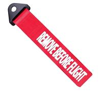 Remove Before Flight Racing Trailer Tow with Belt Rope Rally Hook Universal