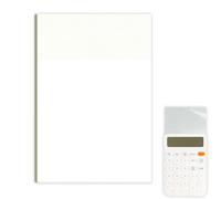 Remove Sticky Notes: Self-Adhesive Translucent Note Blocks, 50 Waterproof Sheets | Transparent Sticky Notes for Writing and Organization: Office Accessories, Study, Traffic
