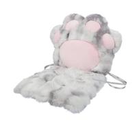 Removeable Seat Cushion Cute Cat Paw Backrest Support Pad Non Slip Cozy Armchair Chair Cushion for Women Girls Student Plush Throw Pillow Soft Floor Mat Office Game Chair Cushion Dorm Home Decor