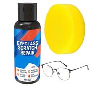 Remover from scratches on glasses, 30 g , cleaning paste for glasses and lenses for restoration, for watch glasses, telephone displays, table, mirror, camera maintenance