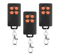 Remplacement for SCS Sentinel AAM0121 - Télécommande de Portail 4 Canaux à Code Tournant, 433 MHz, Portée 50 m, Sécurité Renforcée, Compatible Motorisation Portail (Orange, 3 Pieces)