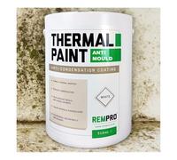 Rempro Thermal Paint 5 Litres - Premium Anti-Mould & Anti-Condensation Wall Treatment with Glass Bubble Technology (Textured)