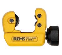 Rems, Pipe Cutter RAS Cu-INOX, Mini, Installation Tool for Cutting Pipes, Diameter 3 mm - 28 mm, 1/8-1 1/8 inches, Wall Thickness s ≤ mm 4, Small, Handy, Stable Construction