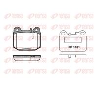 REMSA 0014.40 Brake pad set