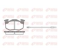 REMSA 0144.32 Brake pad set