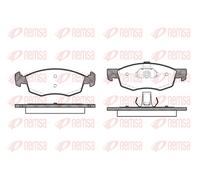 REMSA 0172.30 Brake Pad Set, disc brake for FIAT