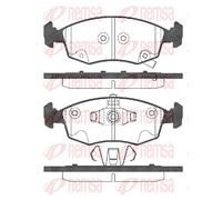 REMSA 0172.72 Brake Pad Set, disc brake for FIAT