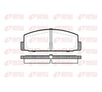 REMSA 0179.30 Brake pad set