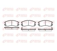 REMSA 0191.12 Brake pad set