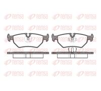 BRAKE PAD SET DISC BRAKE 0265.10 FOR DAIMLER XJ/40/81 JAGUAR XJS/Convertible XJ