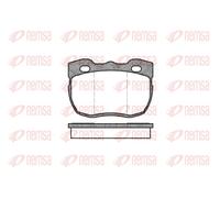 REMSA 0267.00 Brake pad set