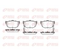 REMSA 0294.22 Brake pad set