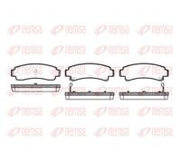 REMSA 0302.02 Brake Pad Set, disc brake for NISSAN
