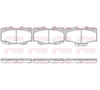 REMSA 0315.04 Brake Pad Set, disc brake for BAW,GREAT WALL,TOYOTA,VW