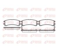 REMSA 0347.02 Brake Pad Set, disc brake for NISSAN