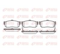 REMSA 0366.22 Brake Pad Set, disc brake for INFINITI,NISSAN