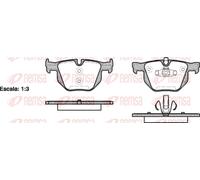 REMSA 0381.70 Brake Pad Set, disc brake for BMW