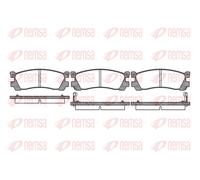 REMSA 0399.12 Brake pad set