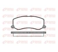 REMSA 0410.00 Brake pad set