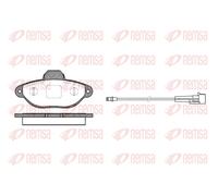 REMSA 0414.01 Brake pad set