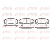 REMSA 0425.32 Brake pad set