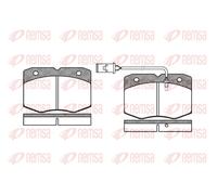 REMSA 0435.02 Brake Pad Set, disc brake for ,IVECO