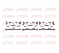 REMSA 0470.02 Brake Pad Set, disc brake for JEEP