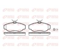 REMSA 0576.00 Brake Pad Set, disc brake for LAND ROVER