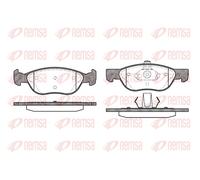 REMSA 0587.00 Brake Pad Set, disc brake for FIAT