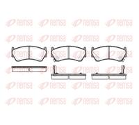 REMSA 0592.02 Brake pad set