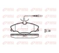 REMSA 0603.04 Brake Pad Set, disc brake for PEUGEOT
