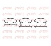 REMSA 0607.02 Brake pad set