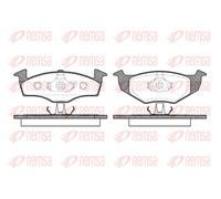REMSA 0609.10 Brake Pad Set, disc brake for SEAT,SKODA,VW