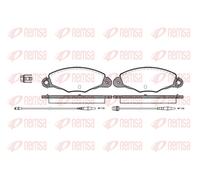 REMSA 0659.04 Brake Pad Set, disc brake for CITRO?N,PEUGEOT